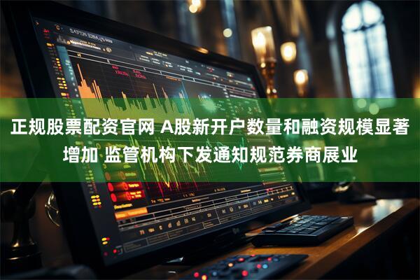 正规股票配资官网 A股新开户数量和融资规模显著增加 监管机构下发通知规范券商展业